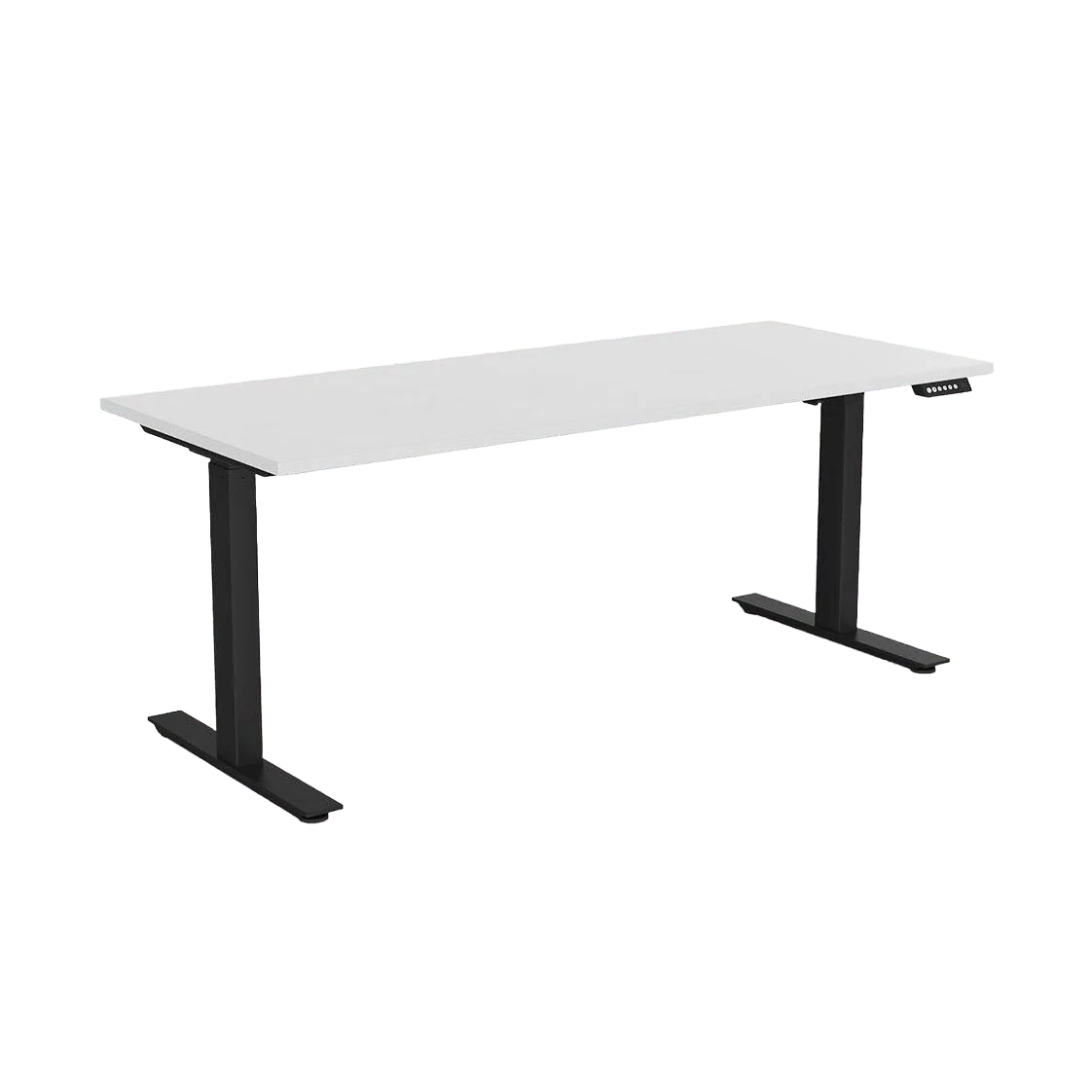 Agile Electric Height Adjustable Desk with E-Panel Screen on LHS - Image 3