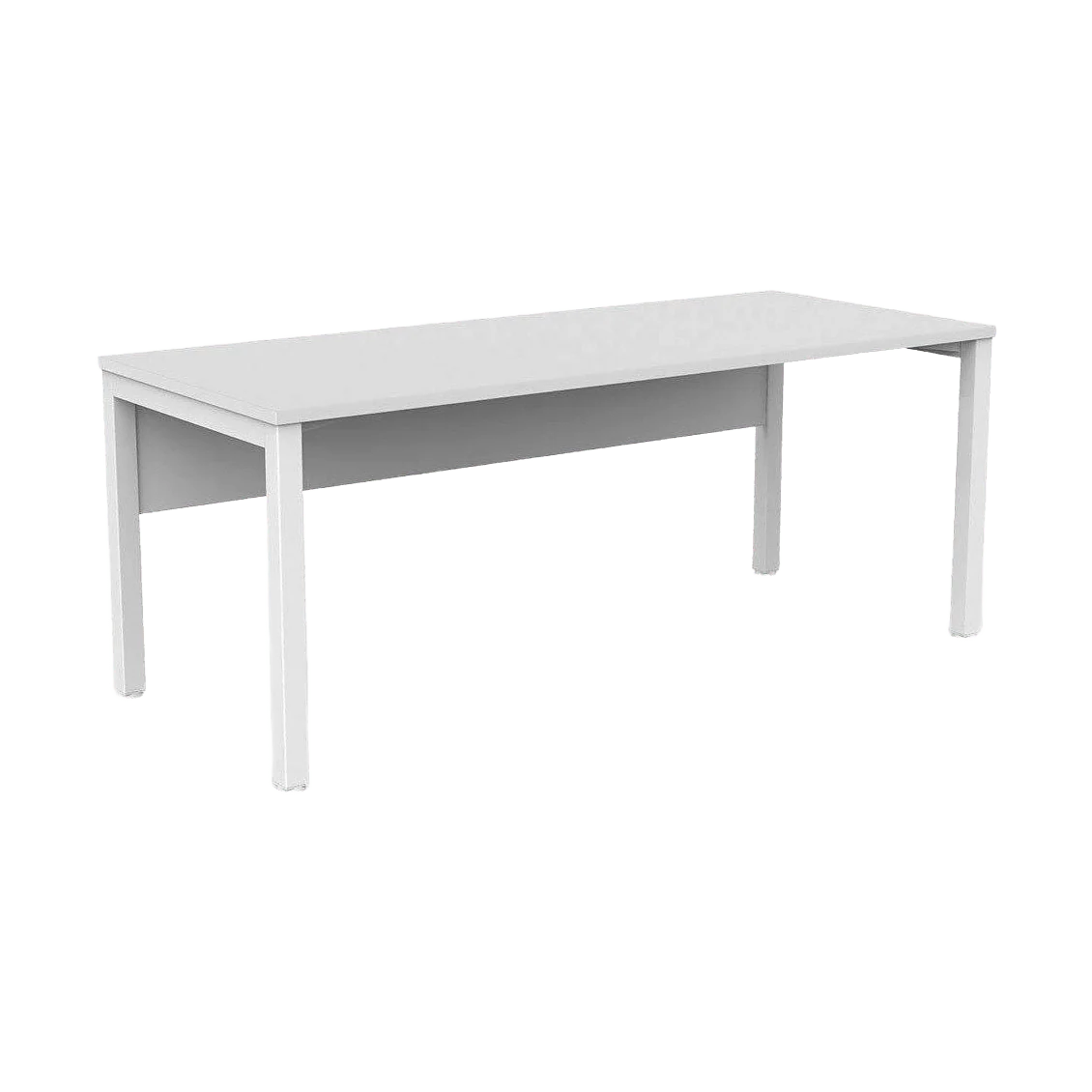 Axis Single Straight Office Desk with Modesty - Image 4