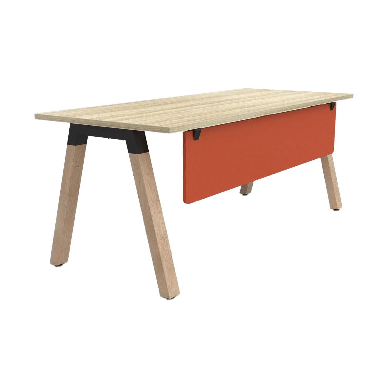 Plantation Single Office Desk with Modesty - Image 10
