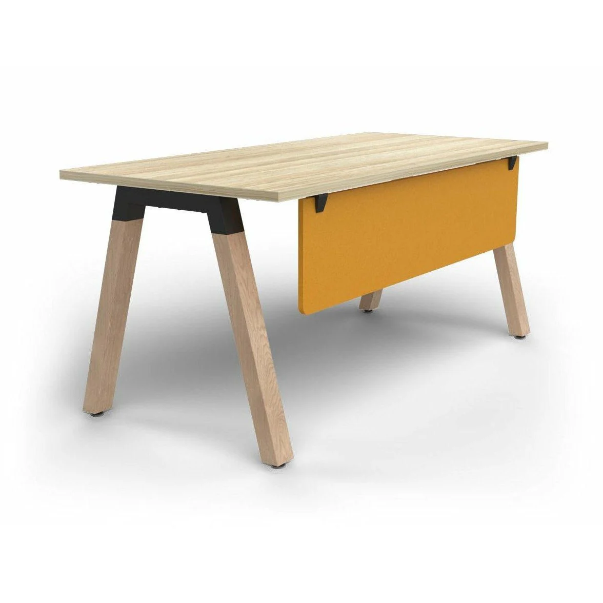 Plantation Single Office Desk with Modesty - Image 12