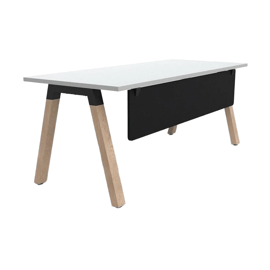 Plantation Single Office Desk with Modesty - Image 4