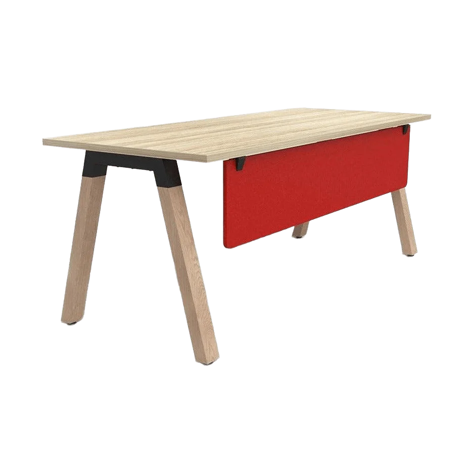 Plantation Single Office Desk with Modesty - Image 5