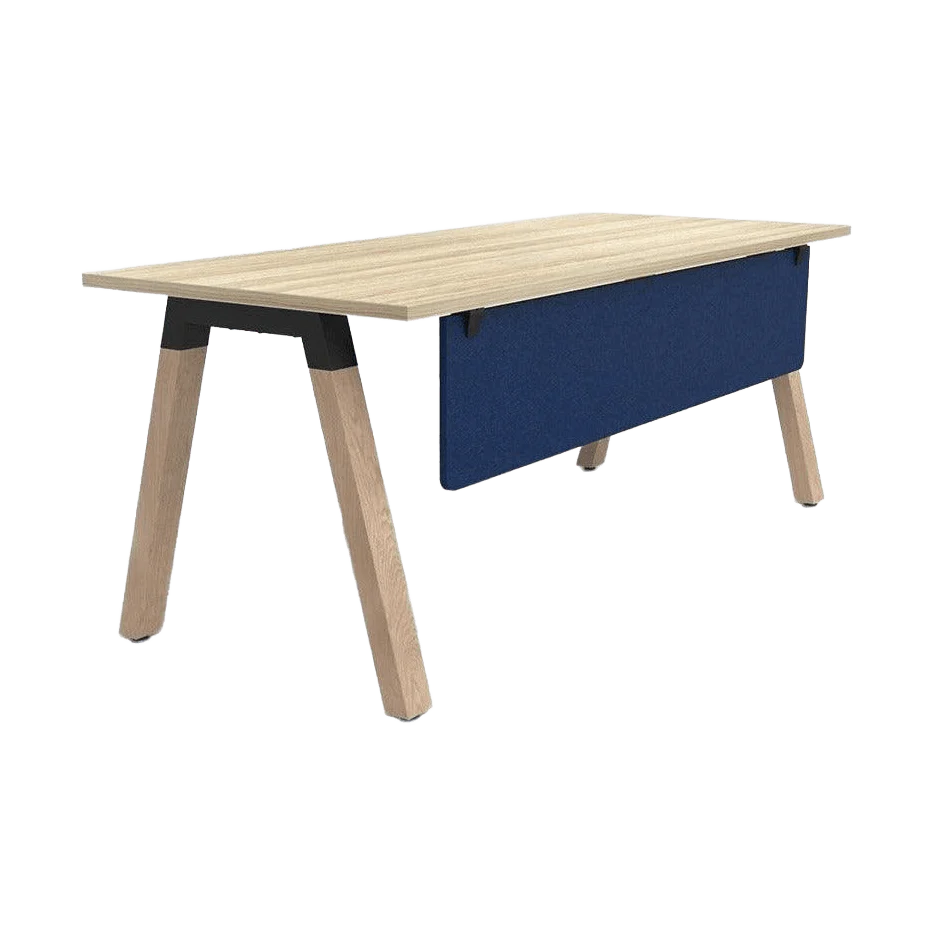 Plantation Single Office Desk with Modesty - Image 7