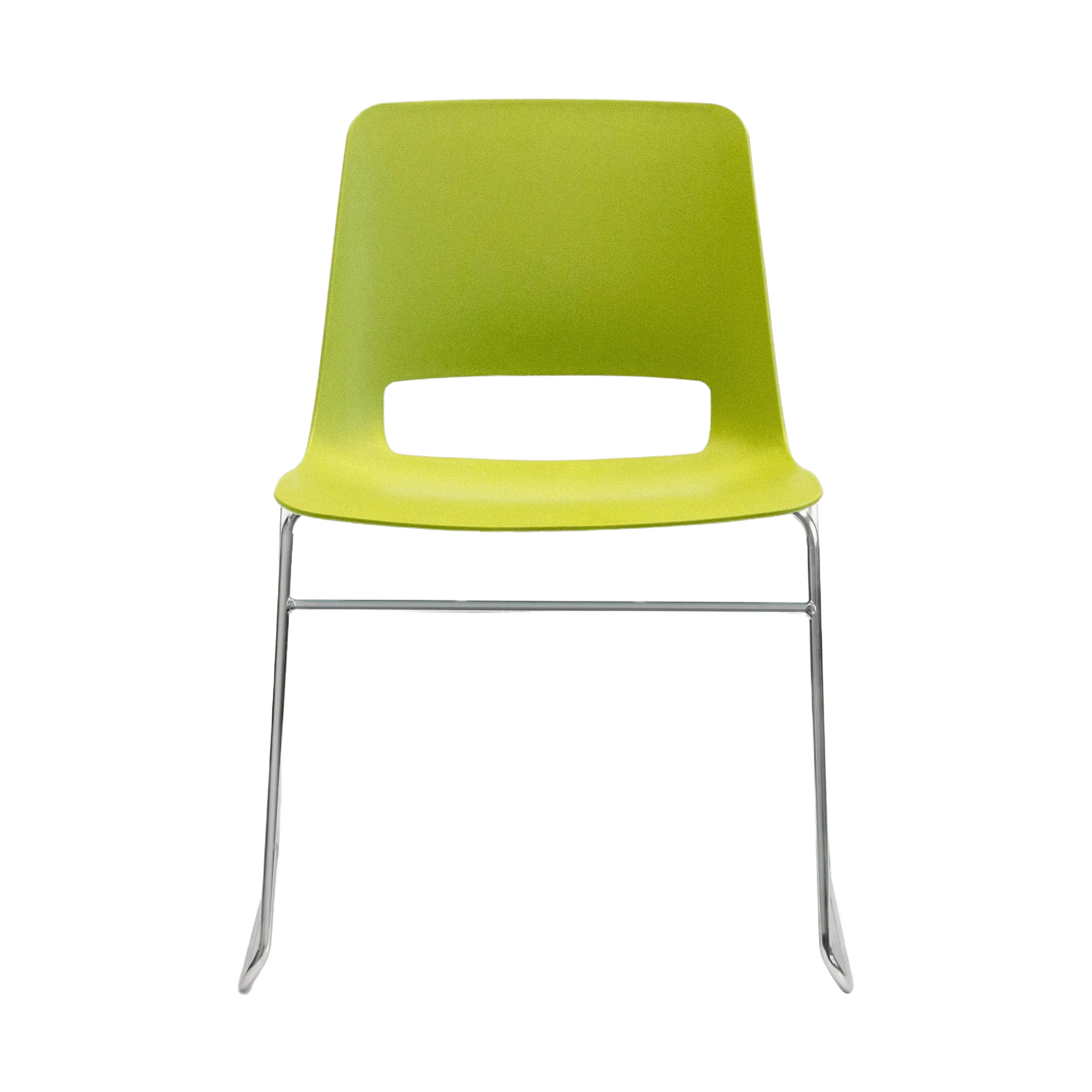 Unica Sled PP Stackable Chair - Image 3