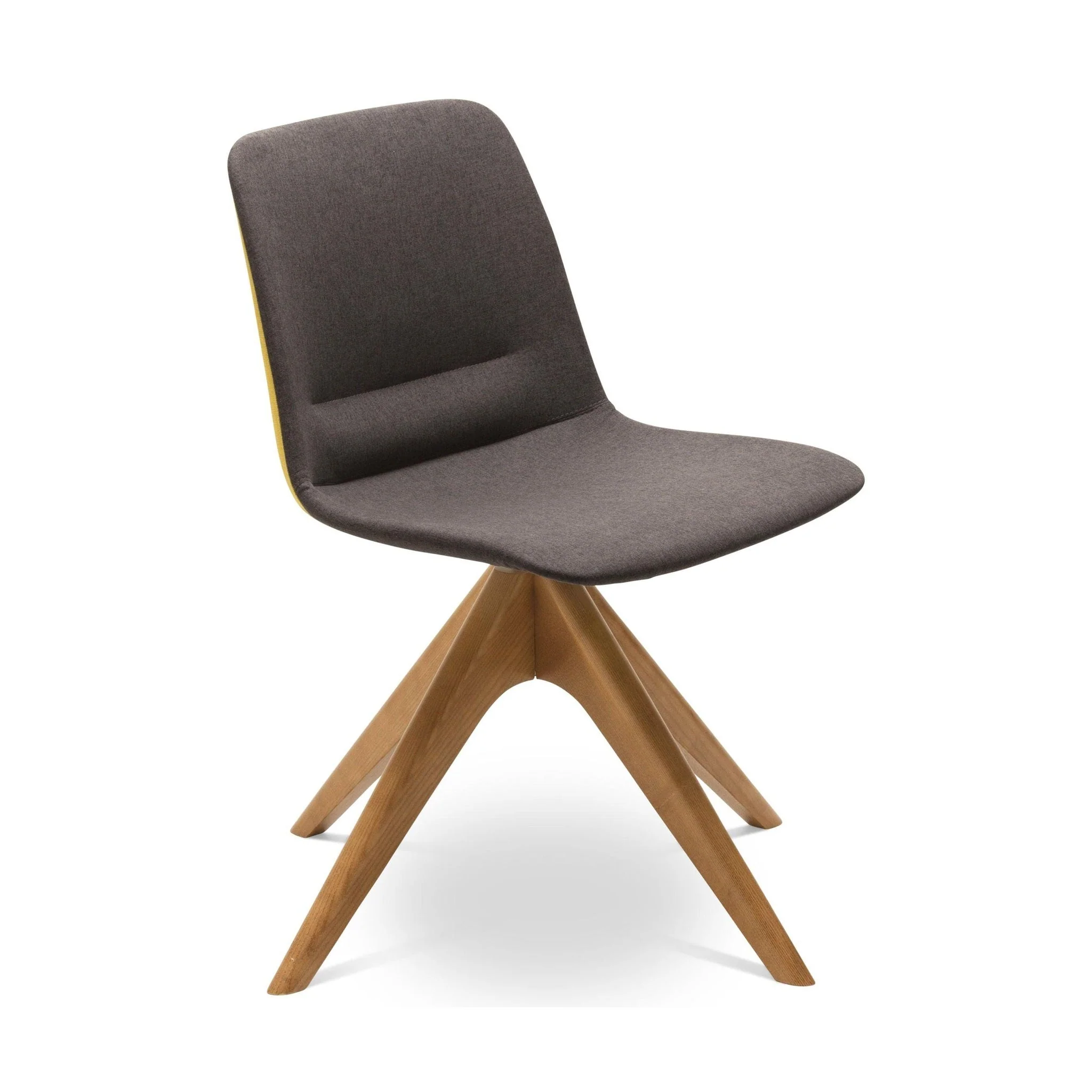 Unica Timber Swivel Upholstered Chair - Image 10