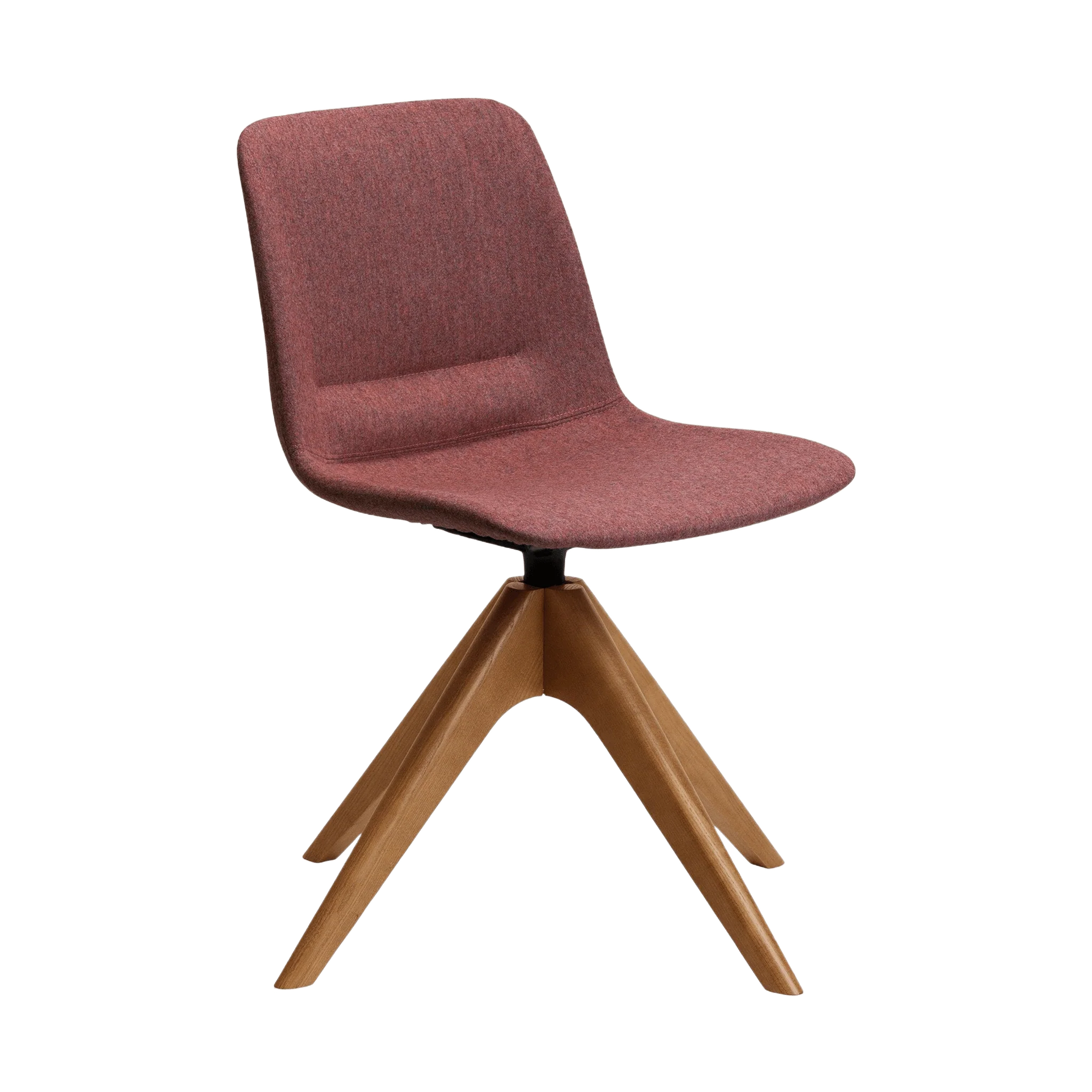 Unica Timber Swivel Upholstered Chair - Image 3