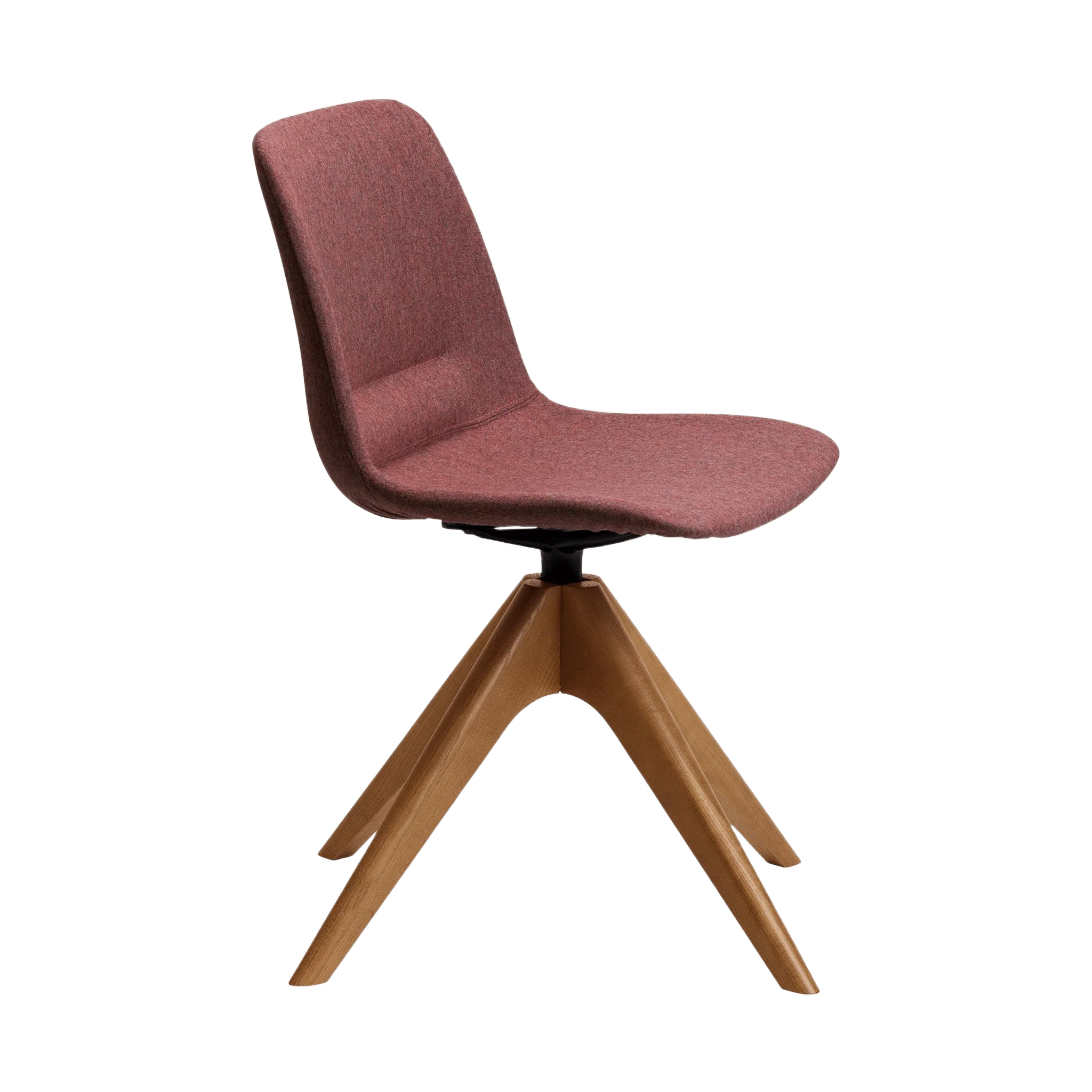 Unica Timber Swivel Upholstered Chair - Image 5